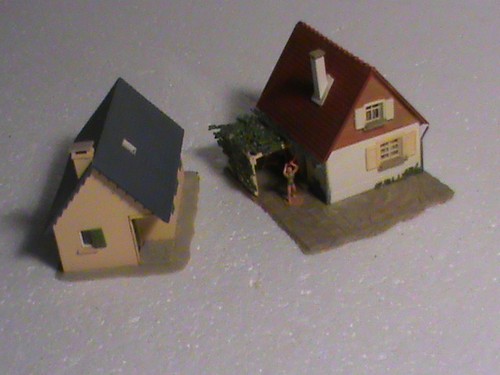 Lot maquettes 2 petites - lot, ho