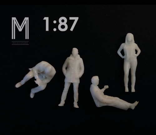 Set x4 figurine - set,