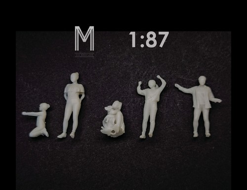 Set x5 figurine - ho, 1/87