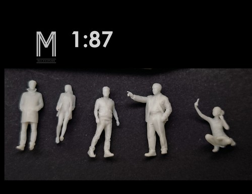 Set x5 figurine - ho, 1/87