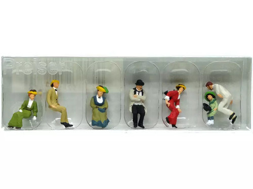 Preiser personnages assis - preiser,